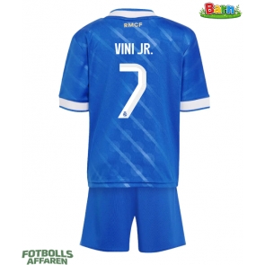 Real Madrid Vinicius Junior #7 Tredjeställ Barn 2025-26 Kortärmad (+ Korta byxor)